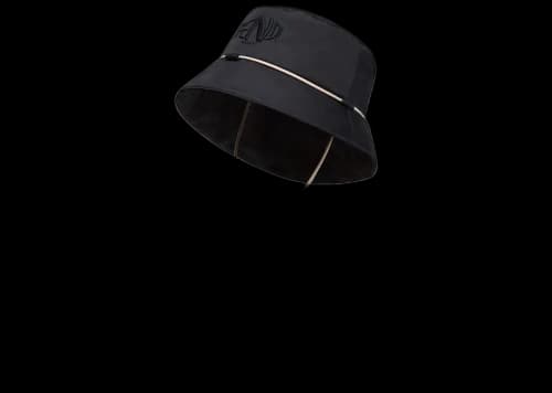 Fendi Fisheye Motif Bucket Hat FF Motif Black