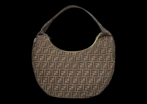 Fendi x FRGMT FF Fabric Bag Hobo Brown