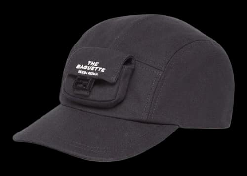 Fendi by Marc Jacobs Hat Black Canvas Baseball Cap Black