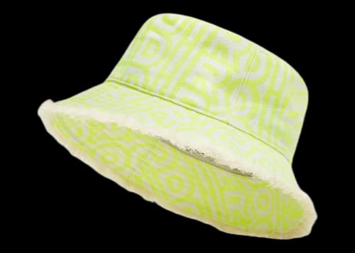 Fendi by Marc Jacobs Hat Yellow Canvas Bucket Hat