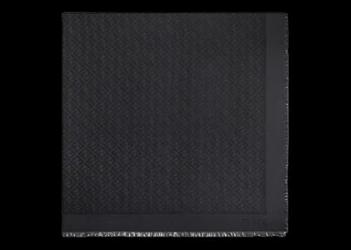Fendi by Marc Jacobs FF Shawl Black Lurex Shawl