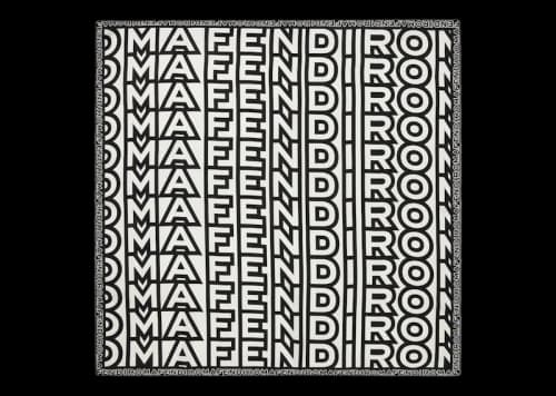 Fendi by Marc Jacobs Foulard Two-Tone Silk Foulard