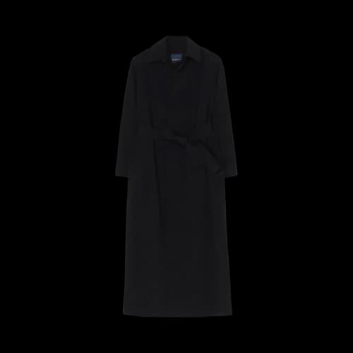 Yohji Yamamoto Regulation Double Placket Coat 'Black'
