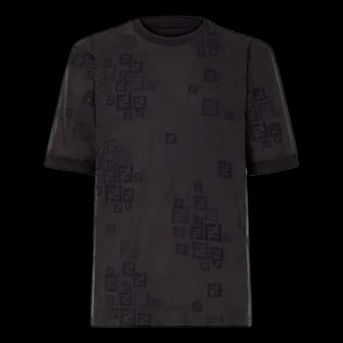 FENDI SS21 Casual Short Sleeve Black