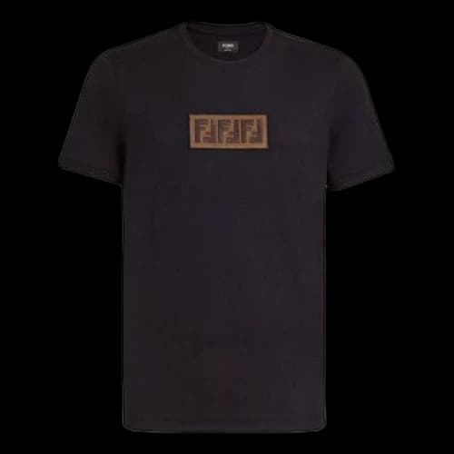 FENDI SS21 Slim Fit Short Sleeve Black