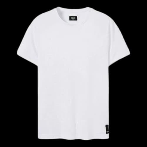 FENDI F Short Sleeve White