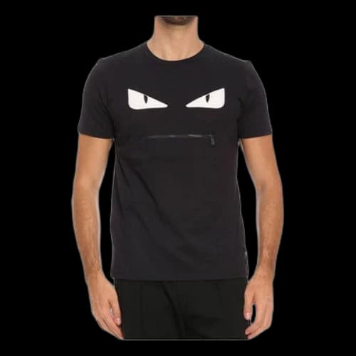 FENDI Small Eye Short Sleeve Navy Blue