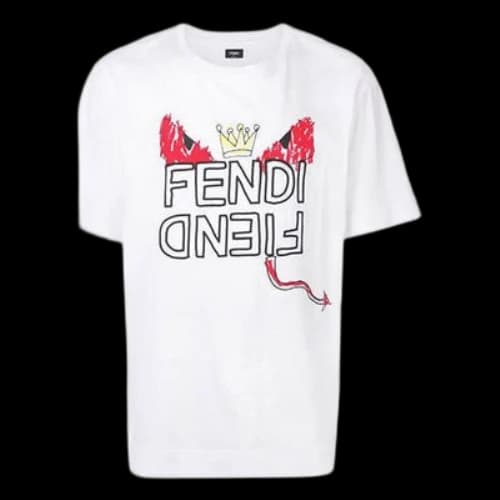 FENDI Small Short Sleeve White