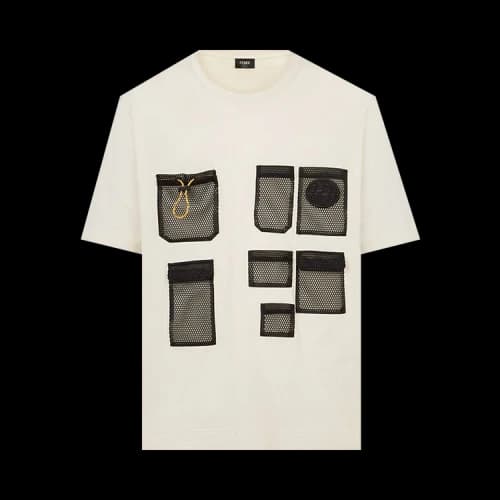 Fendi Commercial Over T-Shirt With Mesh Pockets 'White'