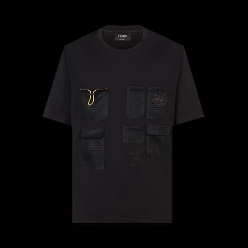 Fendi Commercial Over T-Shirt With Mesh Pockets 'Black'