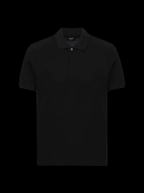 Fendi Logo Polo Black