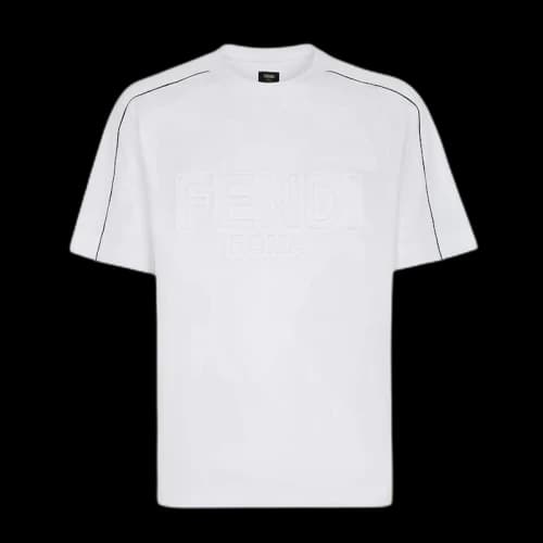 Fendi Roma Cotton T-Shirt White