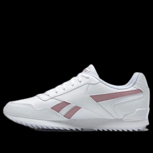 Reebok Royal Glide Ripple Clip White/Pink (Women's)