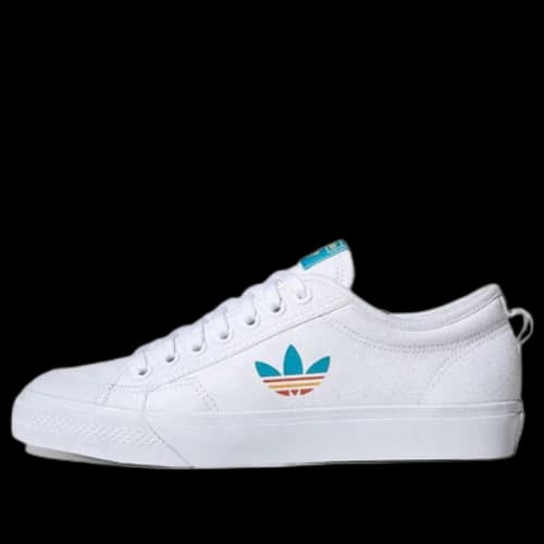 adidas Nizza Trefoil 'White Blue'