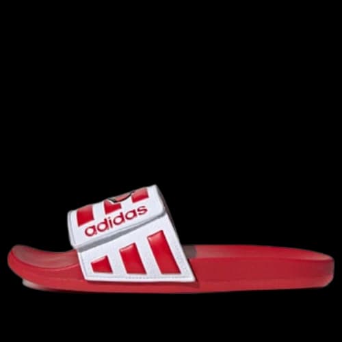 adidas neo Adilette Comfort Adj Yellow Crossover Red White Unisex Slippers 'Red White'