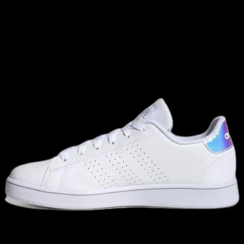 (PS) adidas Advantage Shoes 'Cloud White Silver Metallic'