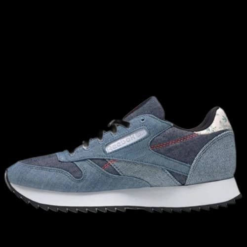 Reebok Classic Leather Double Shoes Blue (Women's)