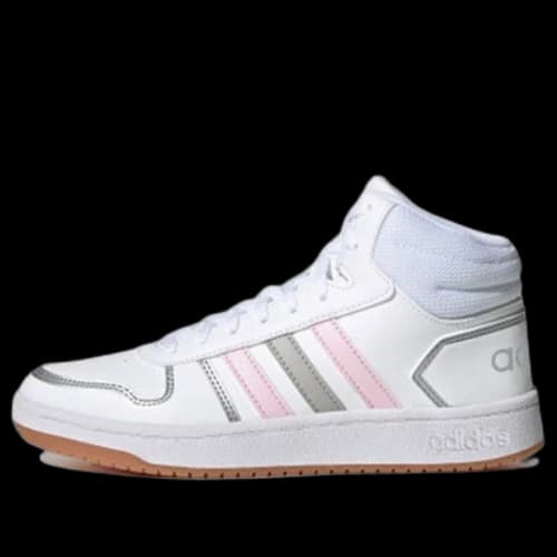 adidas Hoops 2.0 Mid 'White Pink Grey' (Women's)
