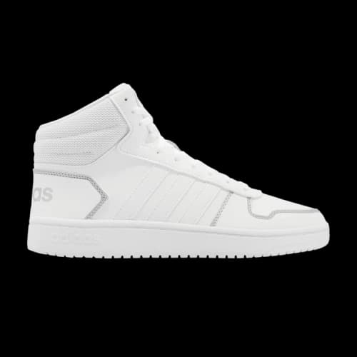 adidas Hoops 2.0 Mid 'White Silver Metallic' (Women's)