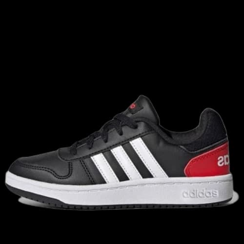 (GS) adidas Originals Hoops 2.0 Shoes 'Black Red'