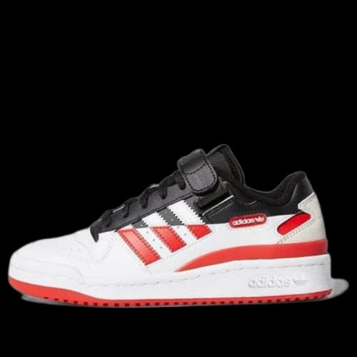(GS) adidas Forum Low 'White Black Red'