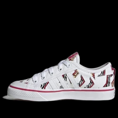 (GS) adidas Nizza J 'White Red'