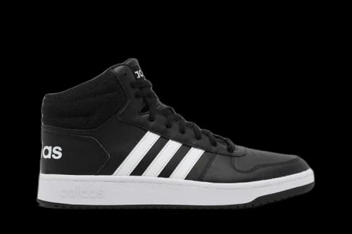 adidas Hoops 2.0 Mid Black White