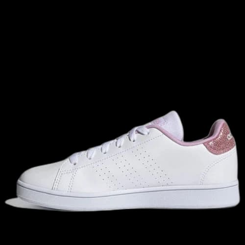 (GS) adidas Advantage J 'White Pink '