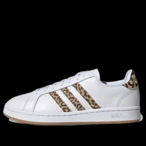 adidas neo Grand Court 'White Brown' (Women's)