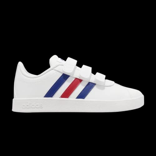 (GS) adidas VL Court 2.0 J 'White Royal Blue Vivid Red'