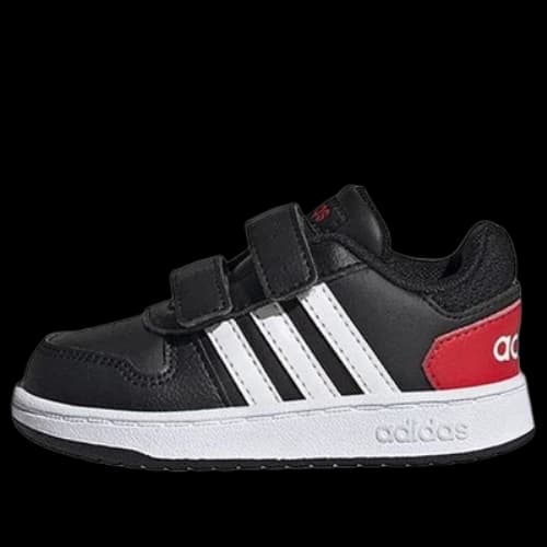 (TD) adidas Hoops 2.0 'Black White Red'