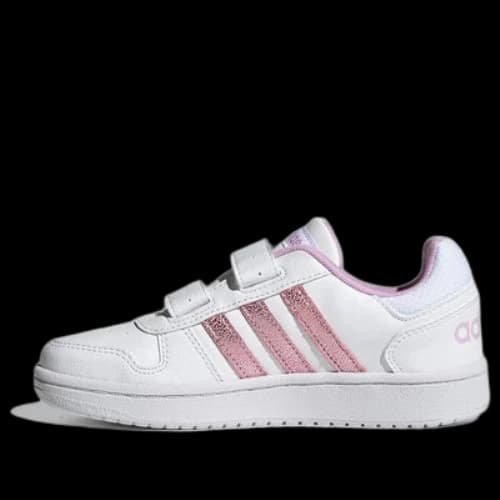 (PS) adidas Hoops 2.0 K 'White Pink'