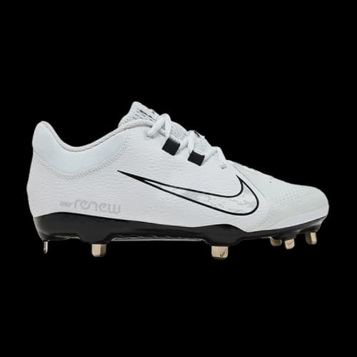Nike Hyperdiamond 4 Pro White Black Wolf Grey (Women's)