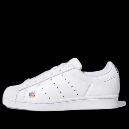 (GS) adidas Originals Superstar Pure Shoes 'White Red Blue'