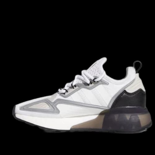 (GS) adidas originals ZX 2K Boost J 'White Black Brown'