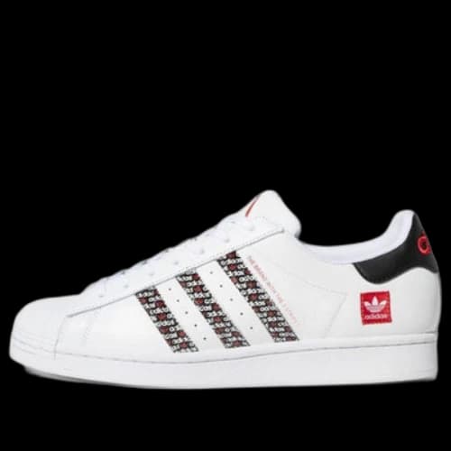 adidas originals Superstar 'White Black Red'