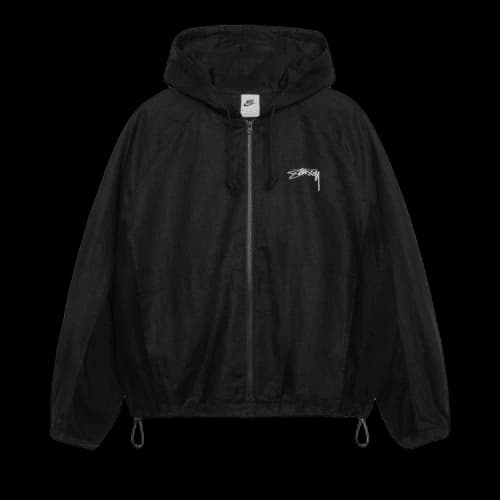 Nike x Stussy Linen Shell Jacket 'Black'