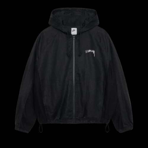 Stussy x Nike Linen Shell Jacket 'Black'