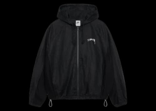 Stussy x Nike Linen Shell Jacket Black