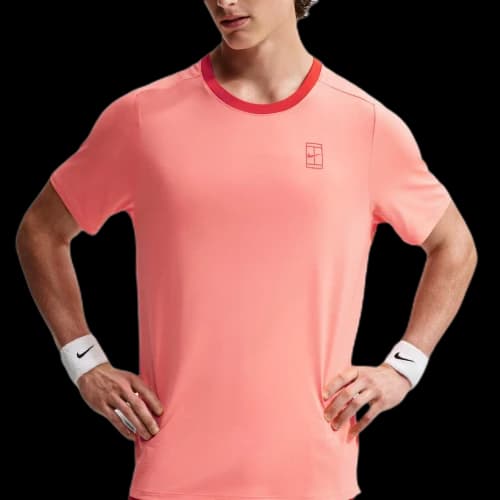 Nike Court Advantage Tennis Tops Men's Atomic Pink Moderate