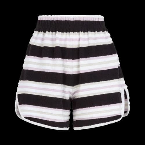 Fendi Striped Towel Stitch Shorts 'Black'