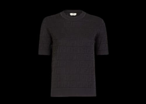Fendi by Marc Jacobs Cotton And Viscose Jumper Black