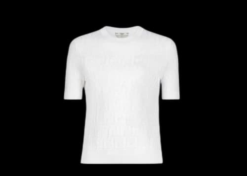 Fendi by Marc Jacobs Viscose And Cotton Sweater White