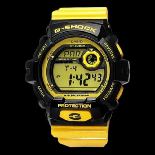 CASIO G-Shock Digital 'Black Yellow'