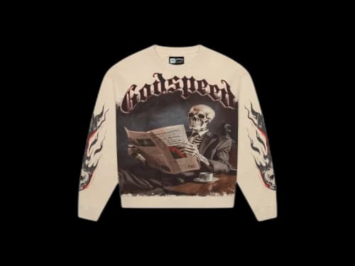 Godspeed Black Monday L/S Tee Bone