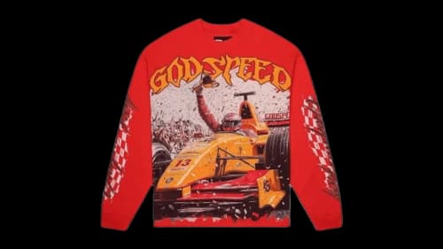 Godspeed F1 Finishline L/S T-Shirt Red