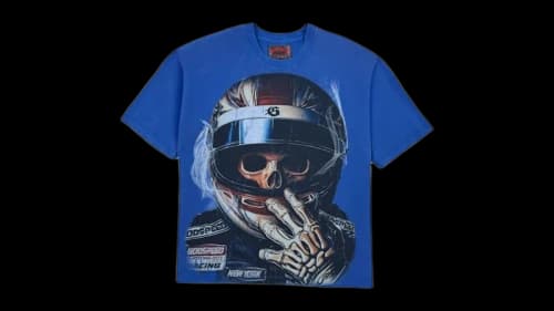 Godspeed Glory Cup Tee Blue
