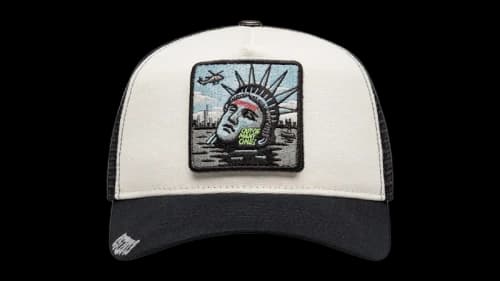Godspeed Mood Trucker II Hat White/Black/Patches