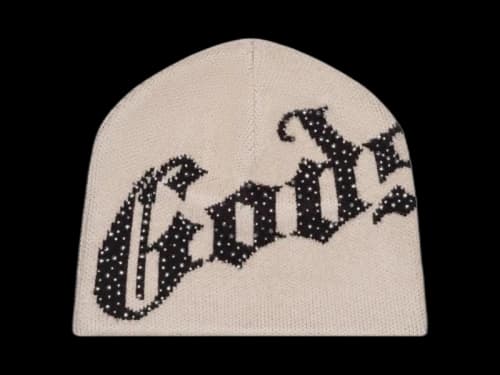 Godspeed OG Logo Studded Beanie Tan