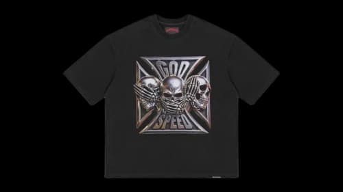 Godspeed Omerta Tee Black
